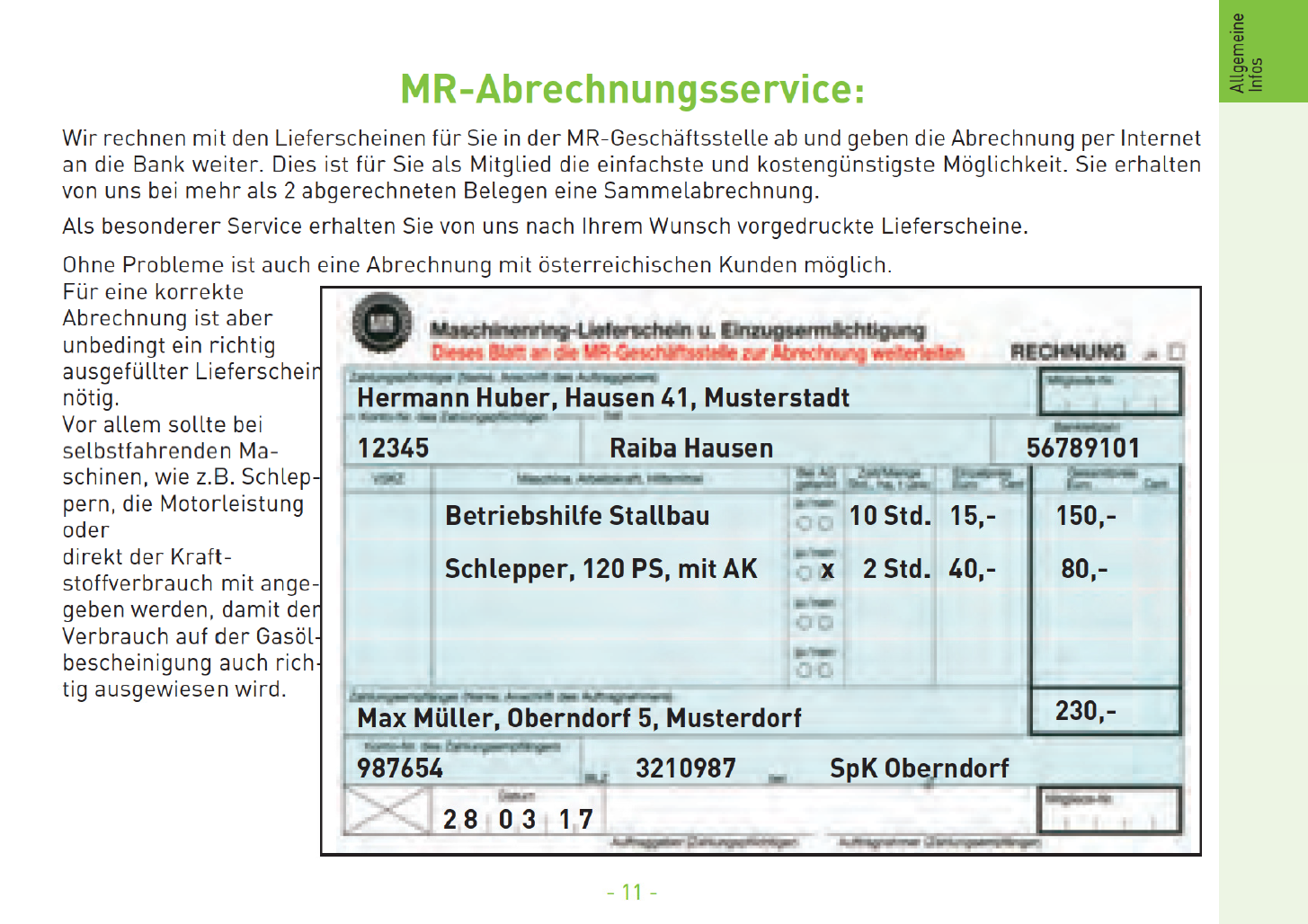 05 MR Abrechnungsservice