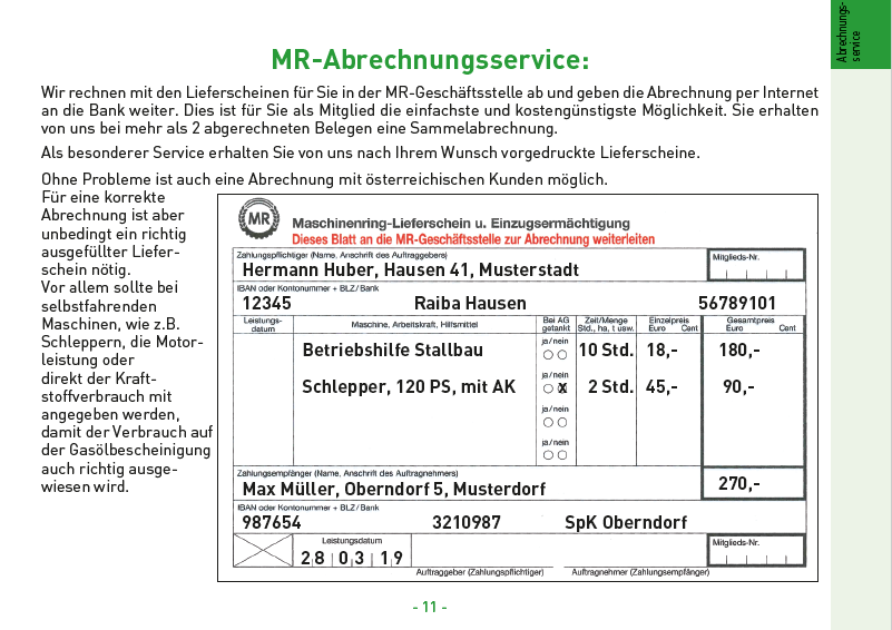 05 MR Abrechnungsservice